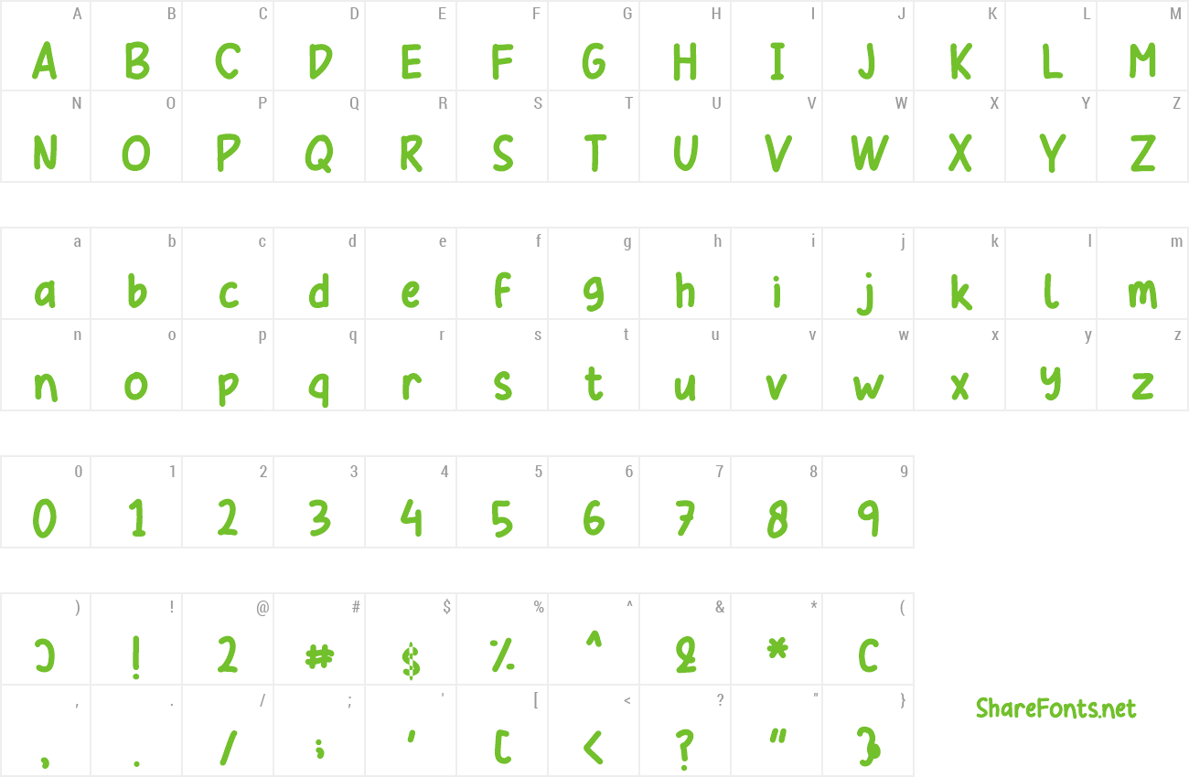 Font Round Butterfly preview